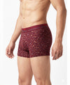 Hiflyers Men'S Micro Modal Spandex Trunk|Anti-Bacterial Odour-Free Fabric|Regular Fit|Ultra Soft Breathable Printed Innerwear|Maroon