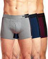 Hiflyers Men'S Micro Modal Spandex Sports Trunk|Anti-Bacterial Odour-Free Fabric|Regular Fit|Ultra Soft Breathable Premium Innerwear|Pack Of 3|Grey,Navy,Onion