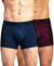 Hiflyers Men'S Micro Modal Spandex Sports Trunk|Anti-Bacterial Odour-Free Fabric|Regular Fit|Ultra Soft Breathable Premium Innerwear|Pack Of 2|Navy,Onion