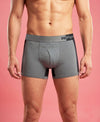 Hiflyers Men'S Micro Modal Spandex Sports Trunk|Anti-Bacterial Odour-Free Fabric|Regular Fit|Ultra Soft Breathable Premium Innerwear|Grey