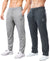 T.T. Men Dri-Fit Jogger Track Pant |Regular Fit| Side Zipper Pocket|Ideal For Gym, Running, Lounge & Casual Wear Pack Of 2-Grey Melange,Anthra