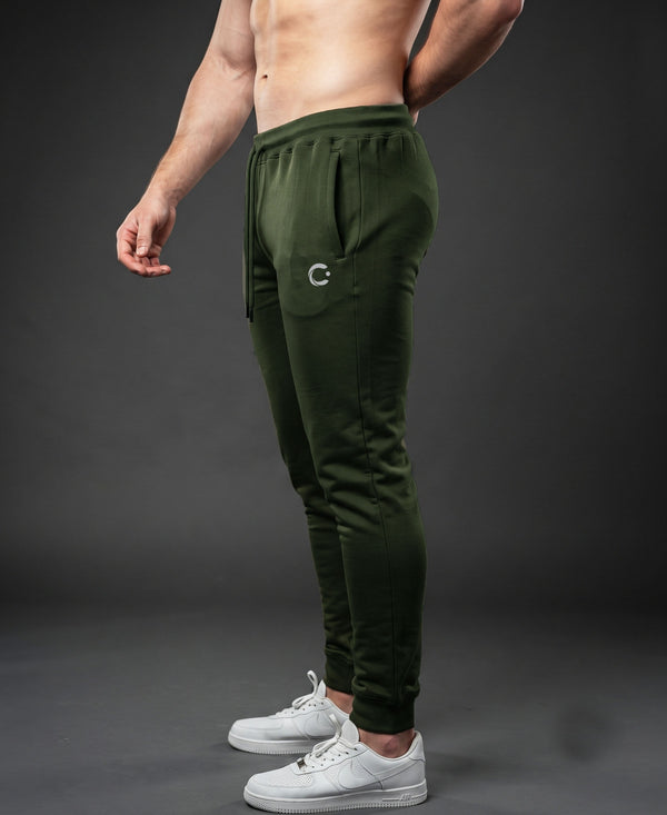 T.T. Men Cotton Rich Jogger Track Pant |Regular Fit| Side Zipper Pocket|Ideal For Gym, Running, Lounge & Casual Wear Pack Of 2-Olive,Anthra