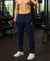 T.T. Men Dri-Fit Jogger Track Pant |Regular Fit| Side Zipper Pocket|Ideal For Gym, Running, Lounge & Casual Wear -Navy