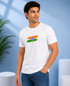 T.T. Men Patriotic Graphic Printed | Half Sleeves | Cotton Blended T-Shirts For Men | Regular Fit | Perfect for 15th Aug & Republic Day-White(Non-Returnable | Non-Exchangeable Item)