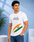 T.T. Men Patriotic Graphic Printed | Half Sleeves | Cotton Blended T-Shirts For Men | Regular Fit | Perfect for 15th Aug & Republic Day-White(Non-Returnable | Non-Exchangeable Item)
