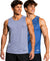 T.T. Men Dri-Fit Polyester Fooball-Knit Fabric| Round Neck | Sleeveless | Sweat-Wicking Gym & Active Wear Tees|Pack Of 2|Light Purple,Light Blue
