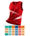 T.T. Men Dri-Fit Polyester Fooball-Knit Fabric| Round Neck | Sleeveless | Sweat-Wicking Gym & Active Wear Tees|Pack Of 3|Red,Navy,White