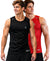 T.T. Men Dri-Fit Polyester Fooball-Knit Fabric| Round Neck | Sleeveless | Sweat-Wicking Gym & Active Wear Tees|Pack Of 2|Black,Red