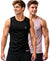 T.T. Men Dri-Fit Polyester Fooball-Knit Fabric| Round Neck | Sleeveless | Sweat-Wicking Gym & Active Wear Tees|Pack Of 2|Black,Light Pink