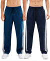 T.T. Men Premium Cotton Cut & Sew Track Pant |Straight Fit| Side Zipper Pocket|Ideal For Gym, Running, Lounge & Casual Wear Pack Of 2-Airforce,Navy