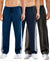 T.T. Men Premium Cotton Cut & Sew Track Pant |Straight Fit| Side Zipper Pocket|Ideal For Gym, Running, Lounge & Casual Wear Pack Of 3-Anthra,Navy,Airforce