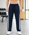 T.T. Men Premium Cotton Cut & Sew Track Pant |Straight Fit| Side Zipper Pocket|Ideal For Gym, Running, Lounge & Casual Wear Pack Of 3-Anthra,Navy,Airforce