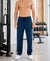 T.T. Men Premium Cotton Cut & Sew Track Pant |Straight Fit| Side Zipper Pocket|Ideal For Gym, Running, Lounge & Casual Wear -Airforce