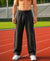 T.T. Men Premium Cotton Cut & Sew Track Pant |Straight Fit| Side Zipper Pocket|Ideal For Gym, Running, Lounge & Casual Wear -Anthra
