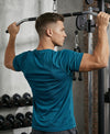 T.T. Men Dri-Fit Polyester Dot- Knit Fabric| Round Neck | Half Sleeve | Sweat-Wicking Gym & Active Wear Tees Pack Of 3 Teal,Light Green,Olive