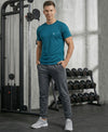 T.T. Men Dri-Fit Polyester Dot- Knit Fabric| Round Neck | Half Sleeve | Sweat-Wicking Gym & Active Wear Tees Pack Of 3 Teal,Light Green,Olive