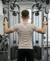 T.T. Men Dri-Fit Polyester Dot- Knit Fabric| Round Neck | Half Sleeve | Sweat-Wicking Gym & Active Wear Tees Pack Of 3 Light Grey,Black,Olive