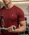 T.T. Men Dri-Fit Polyester Dot- Knit Fabric| Round Neck | Half Sleeve | Sweat-Wicking Gym & Active Wear Tees Pack Of 3 Light Grey,Black,Maroon