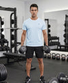 T.T. Men Dri-Fit Polyester Dot- Knit Fabric| Round Neck | Half Sleeve | Sweat-Wicking Gym & Active Wear Tees Pack Of 3 Light Blue,Maroon,White