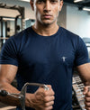 T.T. Men Dri-Fit Polyester Dot- Knit Fabric| Round Neck | Half Sleeve | Sweat-Wicking Gym & Active Wear Tees Pack Of 4 Olive,Navy,Maroon,White