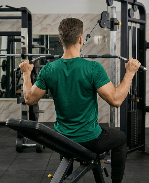 T.T. Men Dri-Fit Polyester Dot- Knit Fabric| Round Neck | Half Sleeve | Sweat-Wicking Gym & Active Wear Tees Pack Of 4 Light Blue,Green,Light Grey,Black