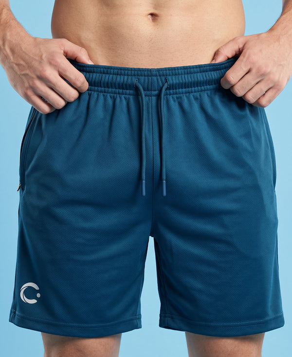 T.T. Men|Dri Fit Sports Short|Regular Fit|Side Pocket|Ideal For Gym, Sports & Daily Wear|Pack Of 3-Grey,Black,Teal