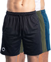 T.T. Men|Dri Fit Sports Short|Regular Fit|Side Pocket|Ideal For Gym, Sports & Daily Wear|Pack Of 3-Black,Olive,Teal
