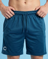 T.T. Men|Dri Fit Sports Short|Regular Fit|Side Pocket|Ideal For Gym, Sports & Daily Wear|Pack Of 3-Black,Olive,Teal