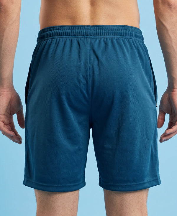 T.T. Men|Dri Fit Sports Short|Regular Fit|Side Pocket|Ideal For Gym, Sports & Daily Wear|Pack Of 1-Teal