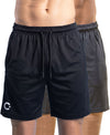 T.T. Men|Dri Fit Sports Short|Regular Fit|Side Pocket|Ideal For Gym, Sports & Daily Wear|Pack Of 2-Black,Grey