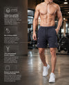 T.T. Men Regular Fit Cotton Bermuda Short With Rib Band | Side Pocket | Pack Of 2-Green,Steel Grey