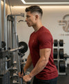 T.T. Men Dri-Fit Polyester Dot- Knit Fabric| Round Neck | Half Sleeve | Sweat-Wicking Gym & Active Wear Tees Pack Of 2 Steel Grey,Maroon