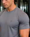 T.T. Men Dri-Fit Polyester Dot- Knit Fabric| Round Neck | Half Sleeve | Sweat-Wicking Gym & Active Wear Tees Pack Of 2 Steel Grey,Light Blue