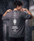 T.T. Men|Oversized Printed T-Shirt|Round Neck|Soft Breathable Cotton Fabric | Street , Casual & Outdoor Wear Tees|Rise Print|Anthra Melange