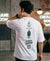 T.T. Men|Oversized Printed T-Shirt|Round Neck|Soft Breathable Cotton Fabric | Street , Casual & Outdoor Wear Tees|Rise Print|White