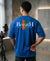 T.T. Men|Oversized Printed T-Shirt|Round Neck|Soft Breathable Cotton Fabric | Street , Casual & Outdoor Wear Tees|Change Print|Royal Blue