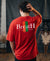 T.T. Men|Oversized Printed T-Shirt|Round Neck|Soft Breathable Cotton Fabric | Street , Casual & Outdoor Wear Tees|Change Print|Red