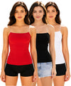 T.T. Women PO3 Desire Camisole Red,Black,White