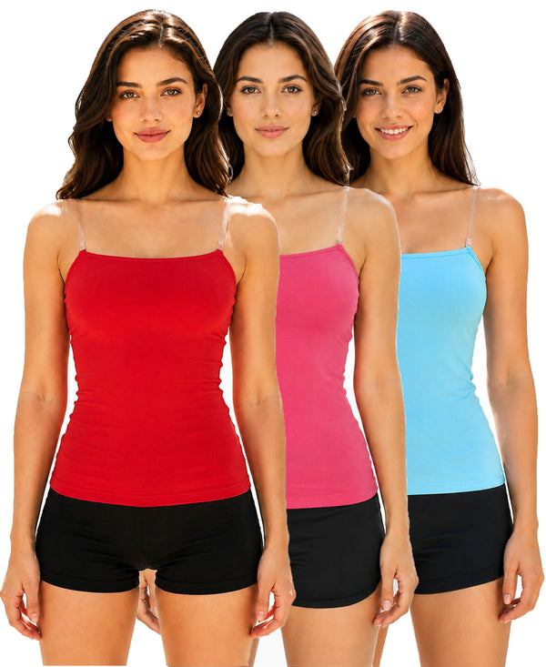 T.T. Women PO3 Desire Camisole Red,Pink,Blue