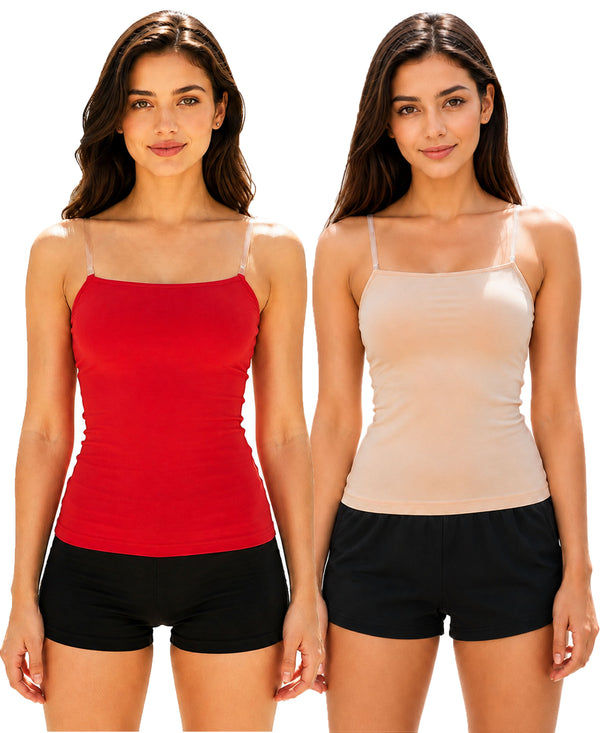 T.T. Women PO2 Desire Camisole Red,Beige