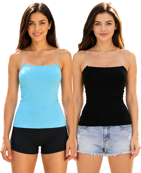 T.T. Women PO2 Desire Camisole Blue,Black