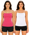T.T. Women PO2 Desire Camisole Pink,White