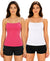 T.T. Women PO2 Desire Camisole Pink,White