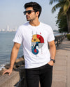T.T. Men Devotional Ganesh Graphic Printed| Half Sleeves | Cotton Blended T-Shirts For Men | Regular Fit | Perfect for Ganesh Chaturthi (Non-Returnable | Non-Exchangeable Item)