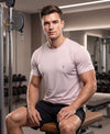 T.T. Men Dri-Fit Polyester Dot- Knit Fabric| Round Neck | Half Sleeve | Sweat-Wicking Gym & Active Wear TeesMovie
