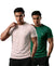 T.T. Men Dri-Fit Polyester Dot- Knit Fabric| Round Neck | Half Sleeve | Sweat-Wicking Gym & Active Wear Tees Pack Of 2 Movie,Green