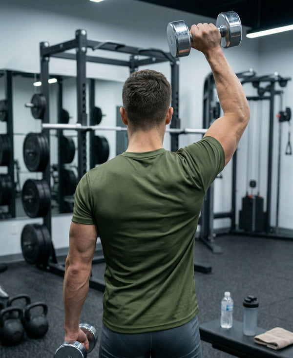 T.T. Men Dri-Fit Polyester Dot- Knit Fabric| Round Neck | Half Sleeve | Sweat-Wicking Gym & Active Wear Tees Pack Of 2 Movie,Dark Green