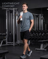T.T. Men Dri-Fit Polyester Dot- Knit Fabric| Round Neck | Half Sleeve | Sweat-Wicking Gym & Active Wear Tees Pack Of 2 Dark Grey,Dark Green
