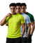 T.T. Men Dri-Fit Polyester Dot- Knit Fabric| Round Neck | Half Sleeve | Sweat-Wicking Gym & Active Wear Tees Pack Of 3 Neon Green,Light Blue,Green