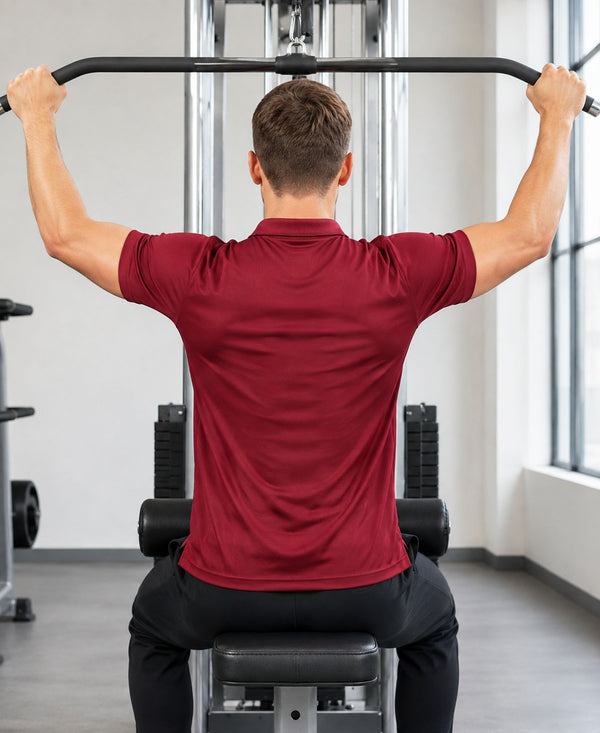 Hiflyers Men|Regular Fit|Dri-Fit|Pique Polo Half Sleeve T-Shirt For Men|Polo For Men|Maroon